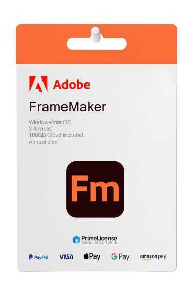 Adobe FrameMaker - Sottoscrizione annuale 2022