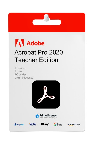 Adobe Acrobat Pro 2020 Teacher & Student