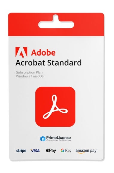 Adobe Acrobat Pro/Standard Annual Plan