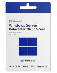 Licence Windows Server 2025 Datacenter (16 cœurs)